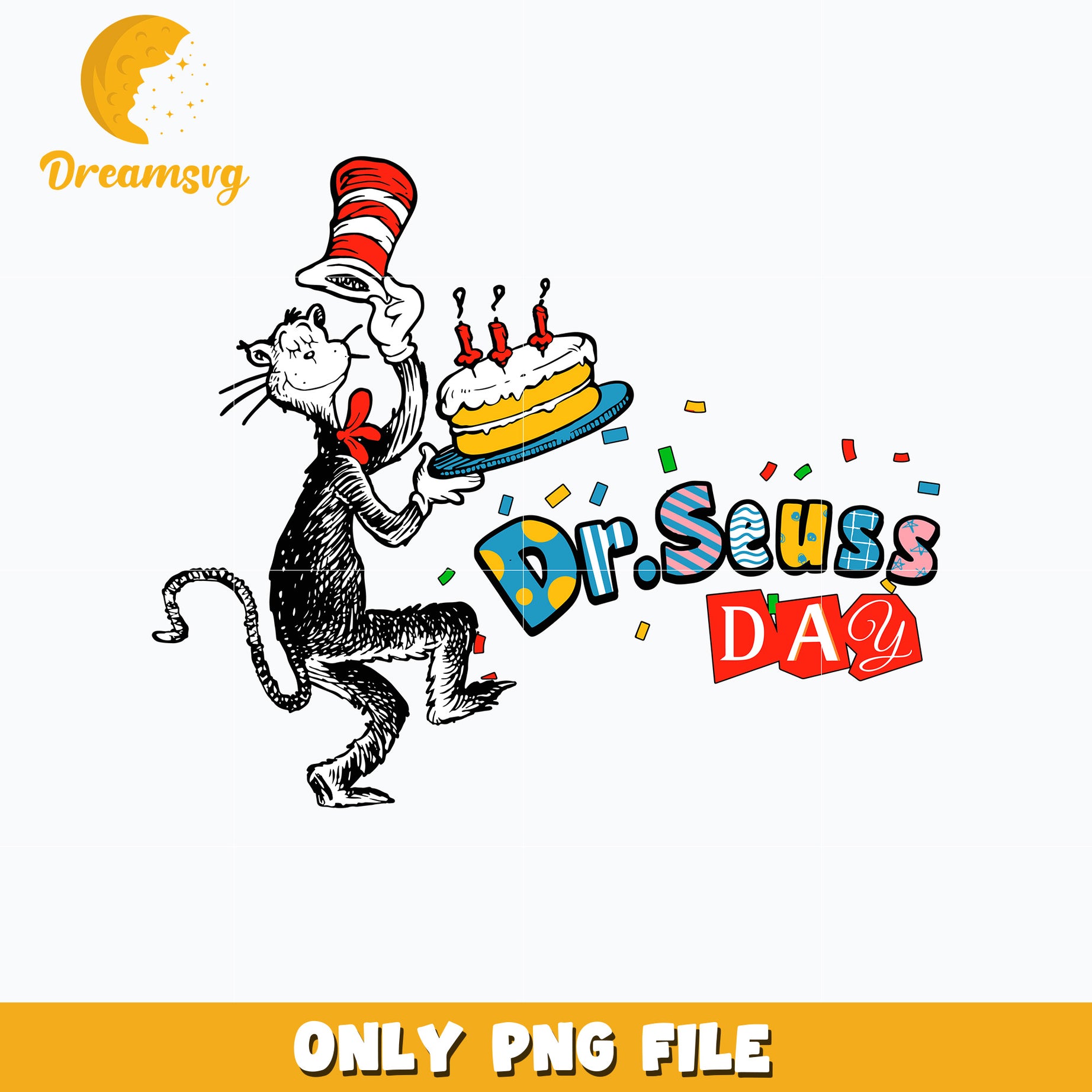 Dr Seuss happy birthday Png