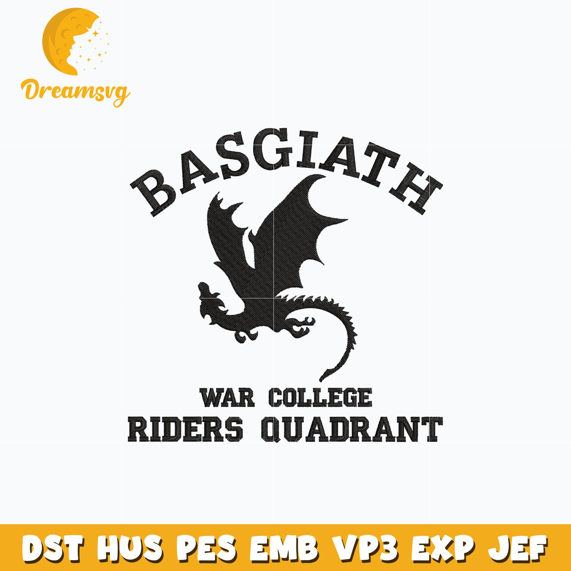 Basgiath war college embroidery