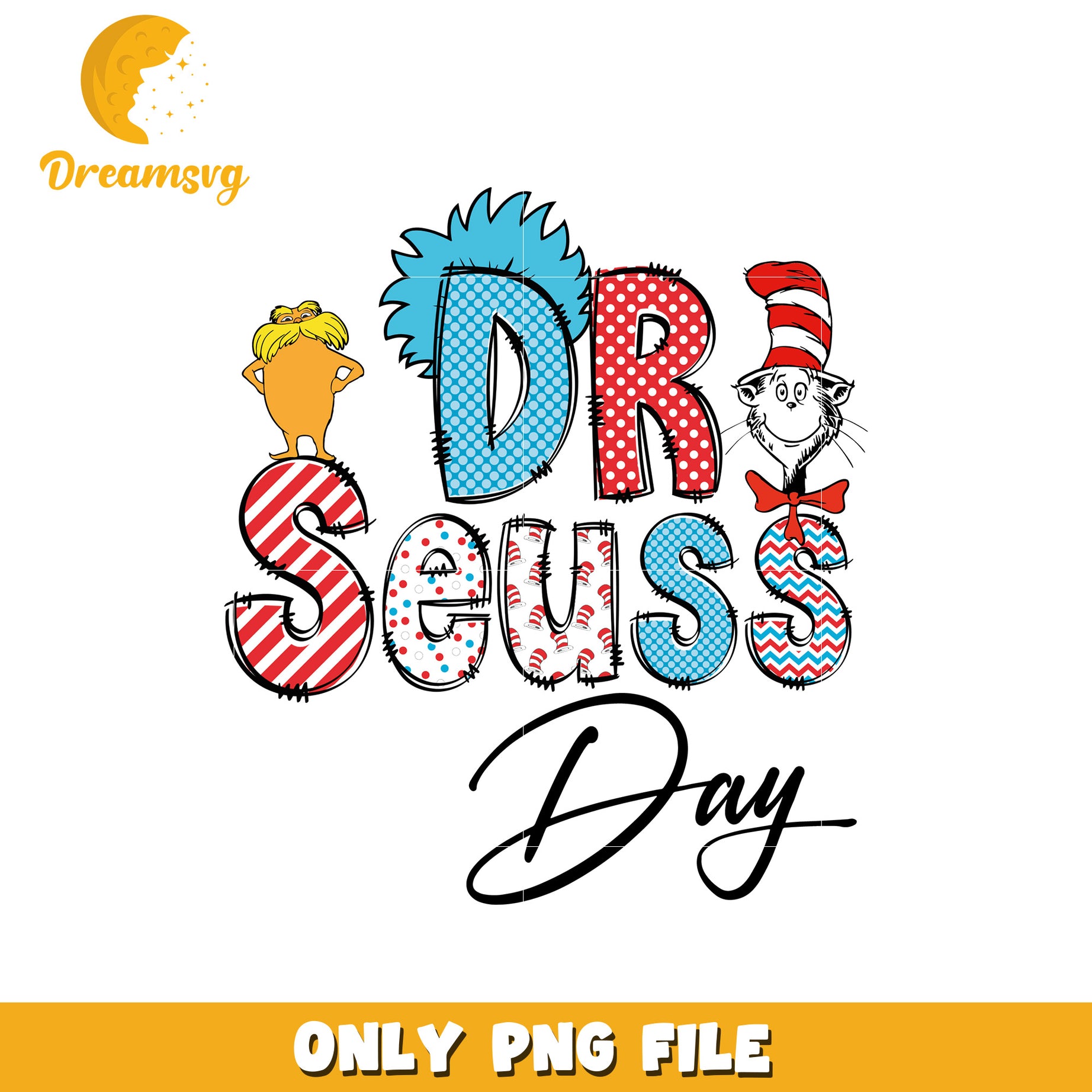 Dr seuss and lorax day png