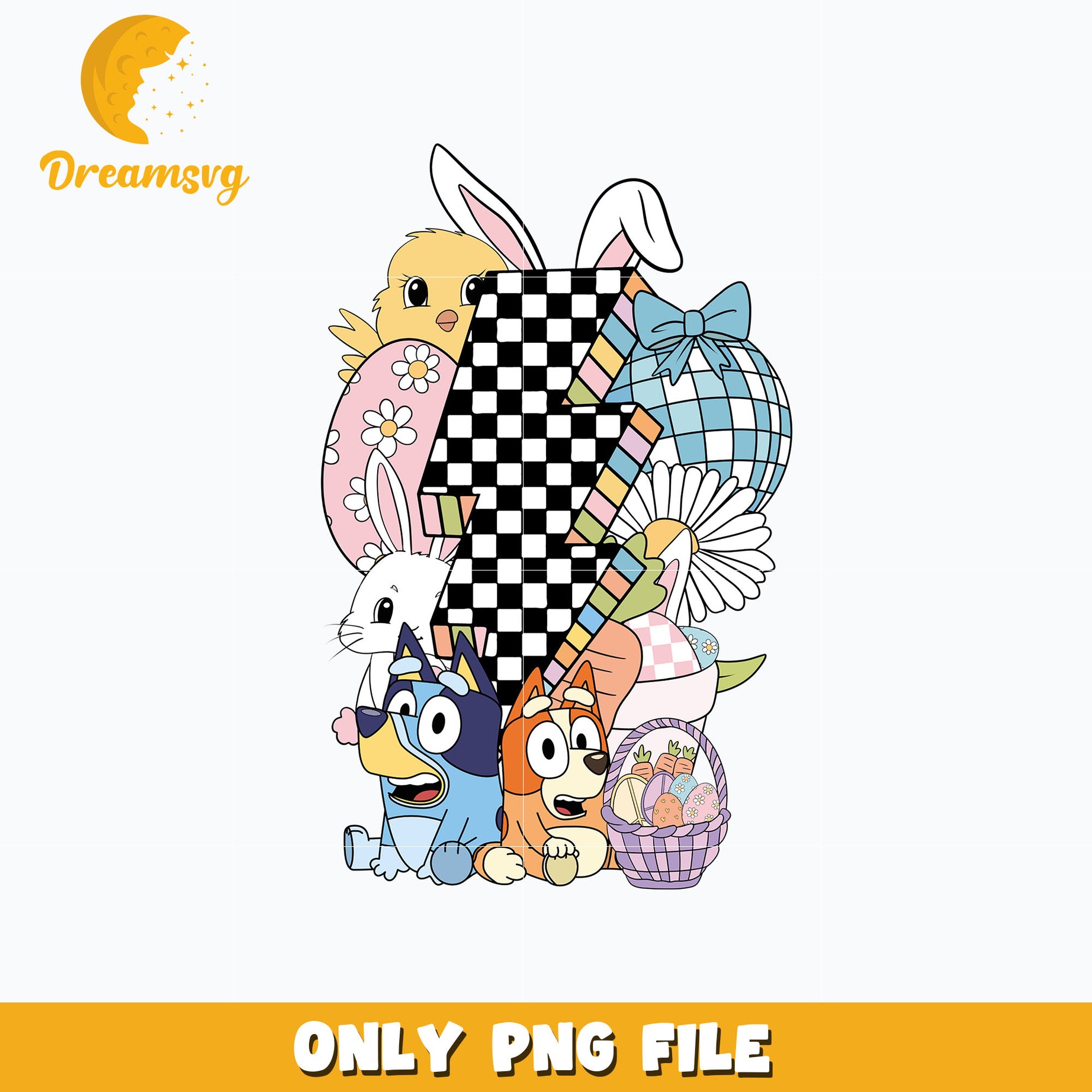 Bluey and bingo cartoon design png