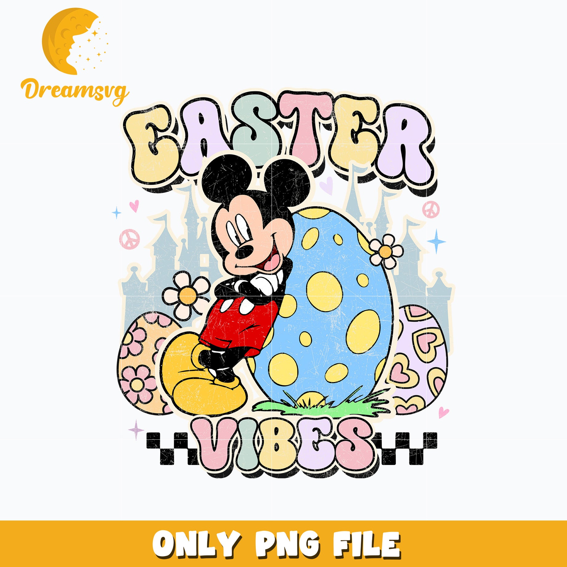 Mickey disney easter vibes png