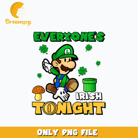 Everyon's irish tonight st patrick's day Png