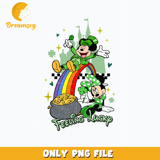 Mickey felling lucky valentine png