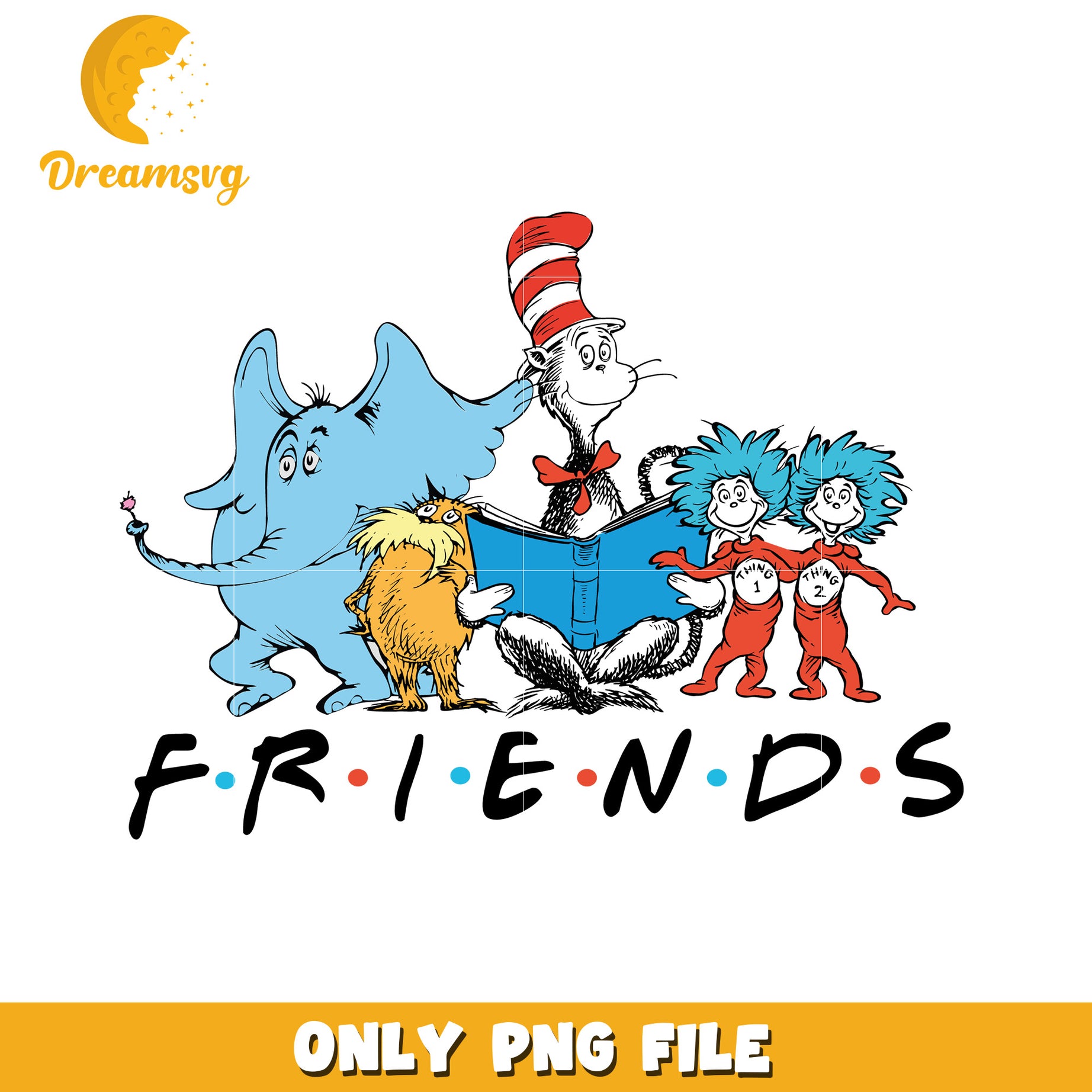 Friends dr seuss png