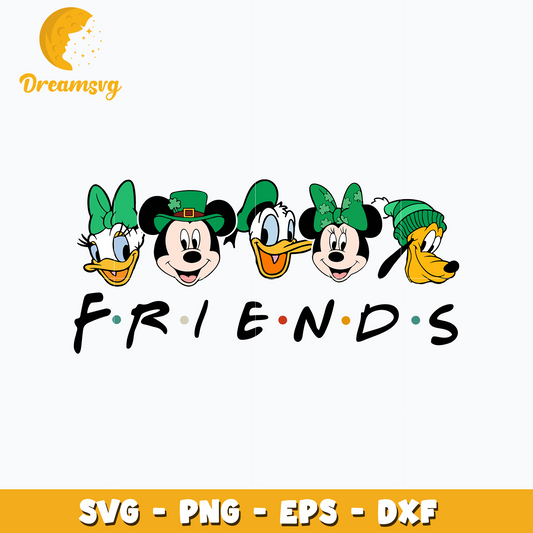 Mickey mouse friends patrick's day svg