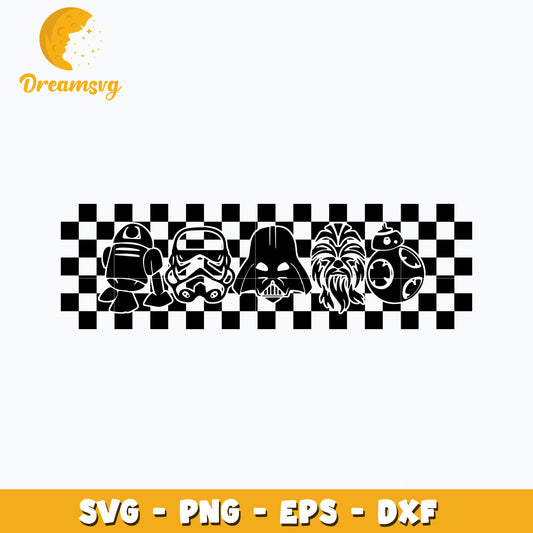 Star Wars Friends design svg