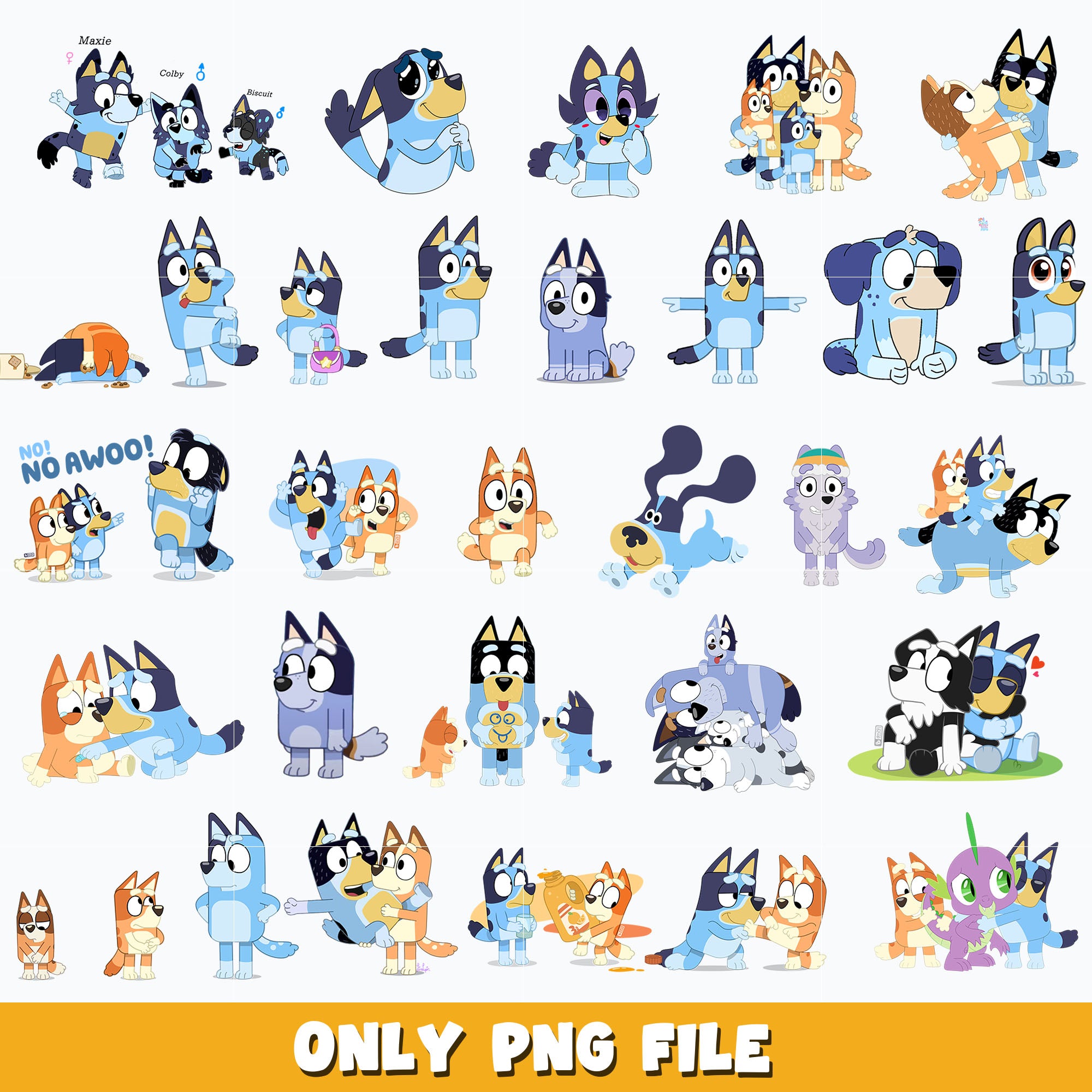 Bluey and bingo dog bundle png, bluey png, Digital download – DreamSVG ...