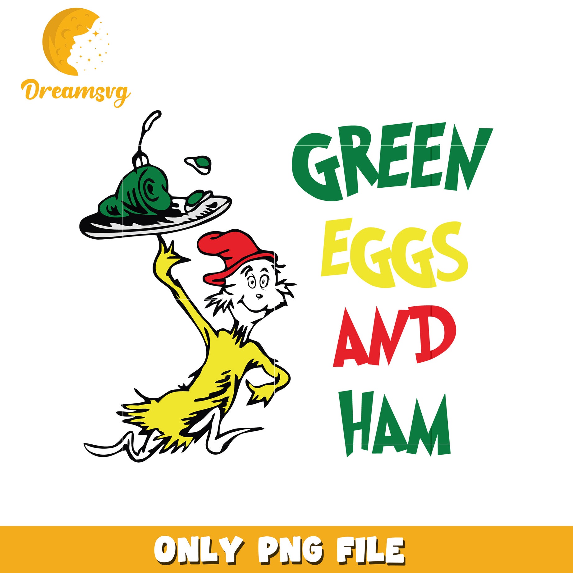 Green eggs and ham Dr seuss png