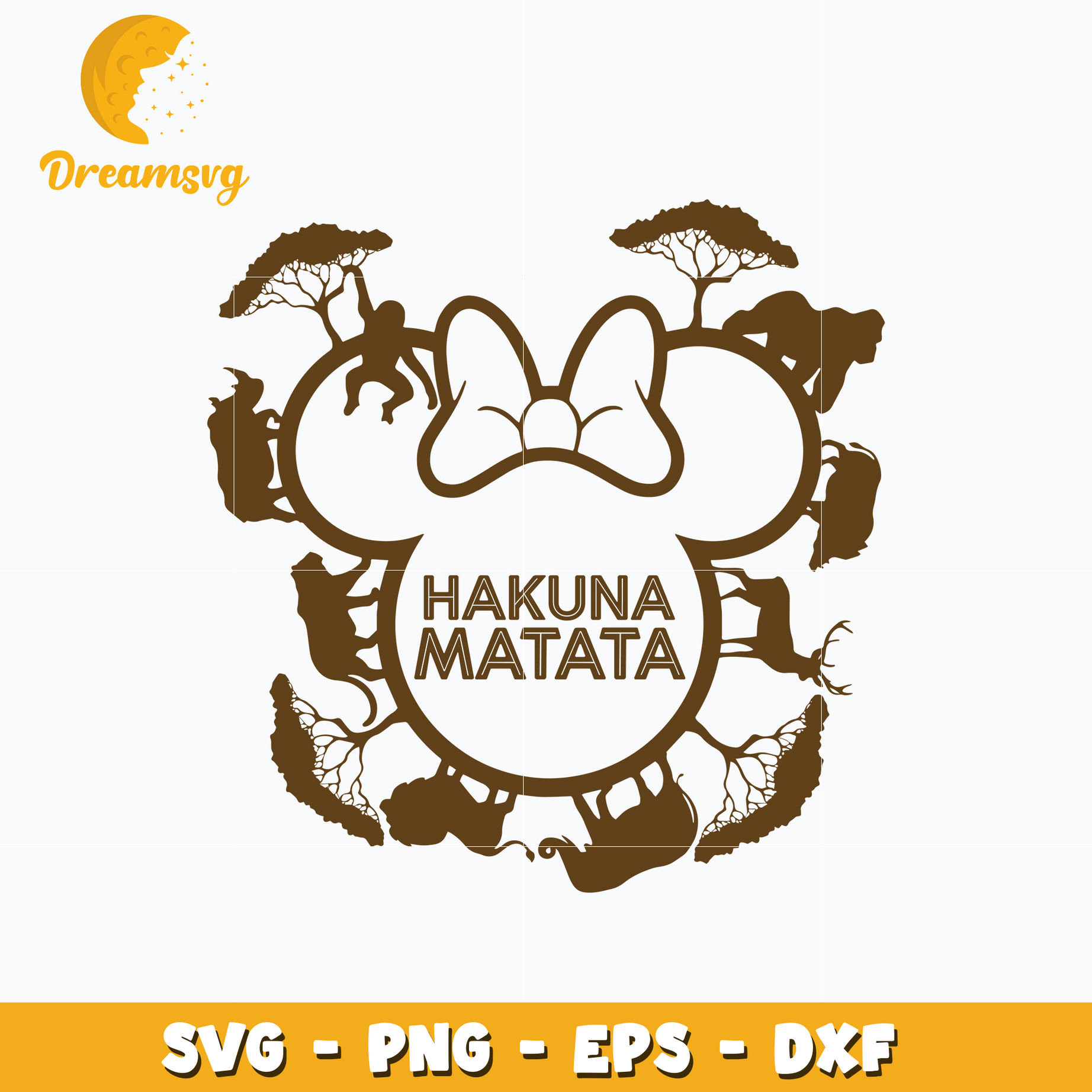 Minnie disney hakuna matata svg