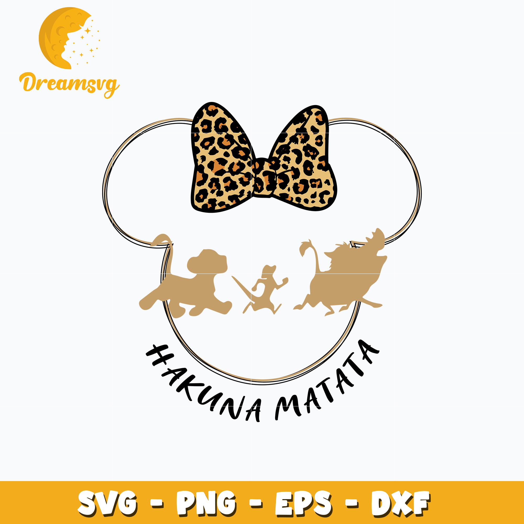 Minnie mouse hakuna matata svg – DreamSVG Store