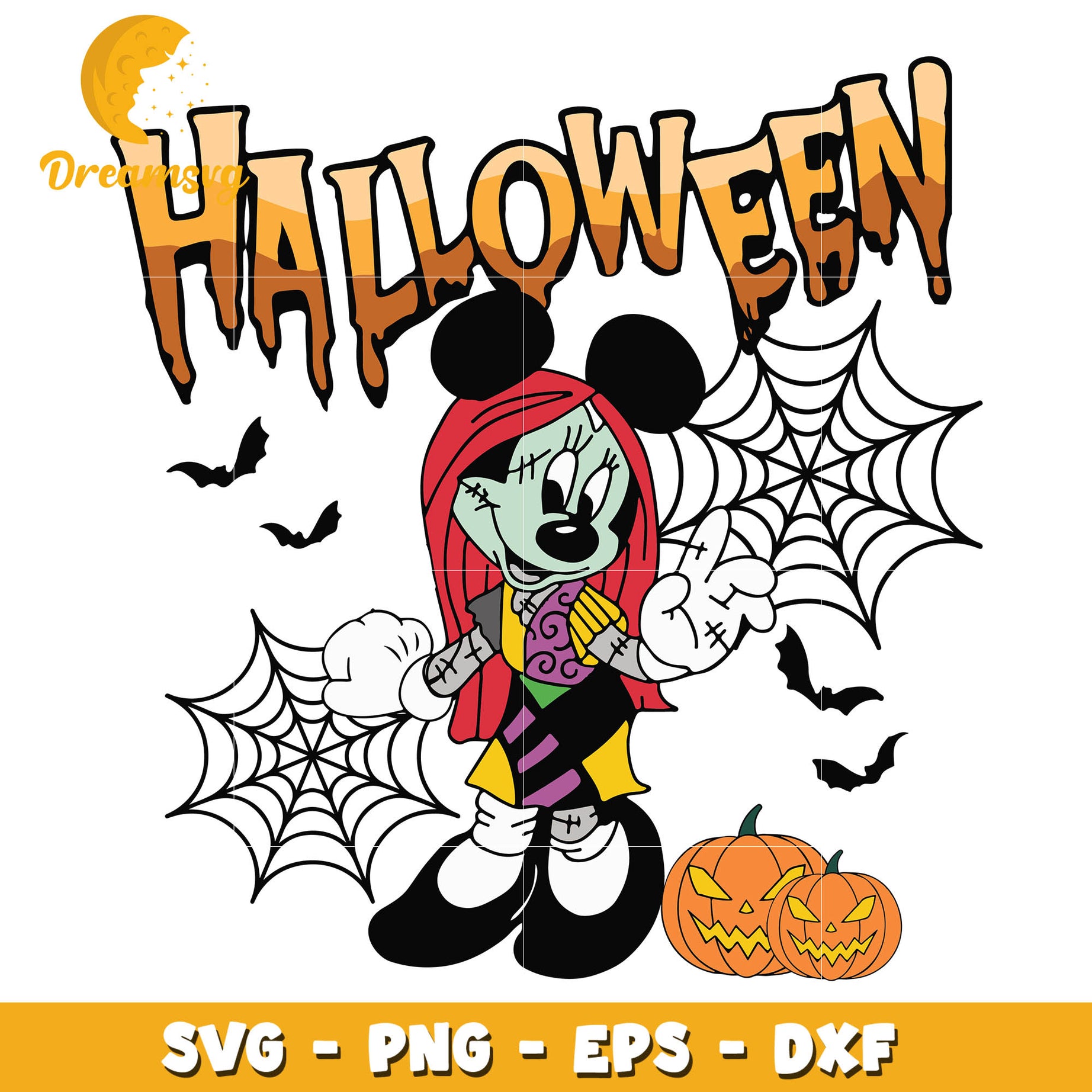 Minnie Mouse as Sally svg