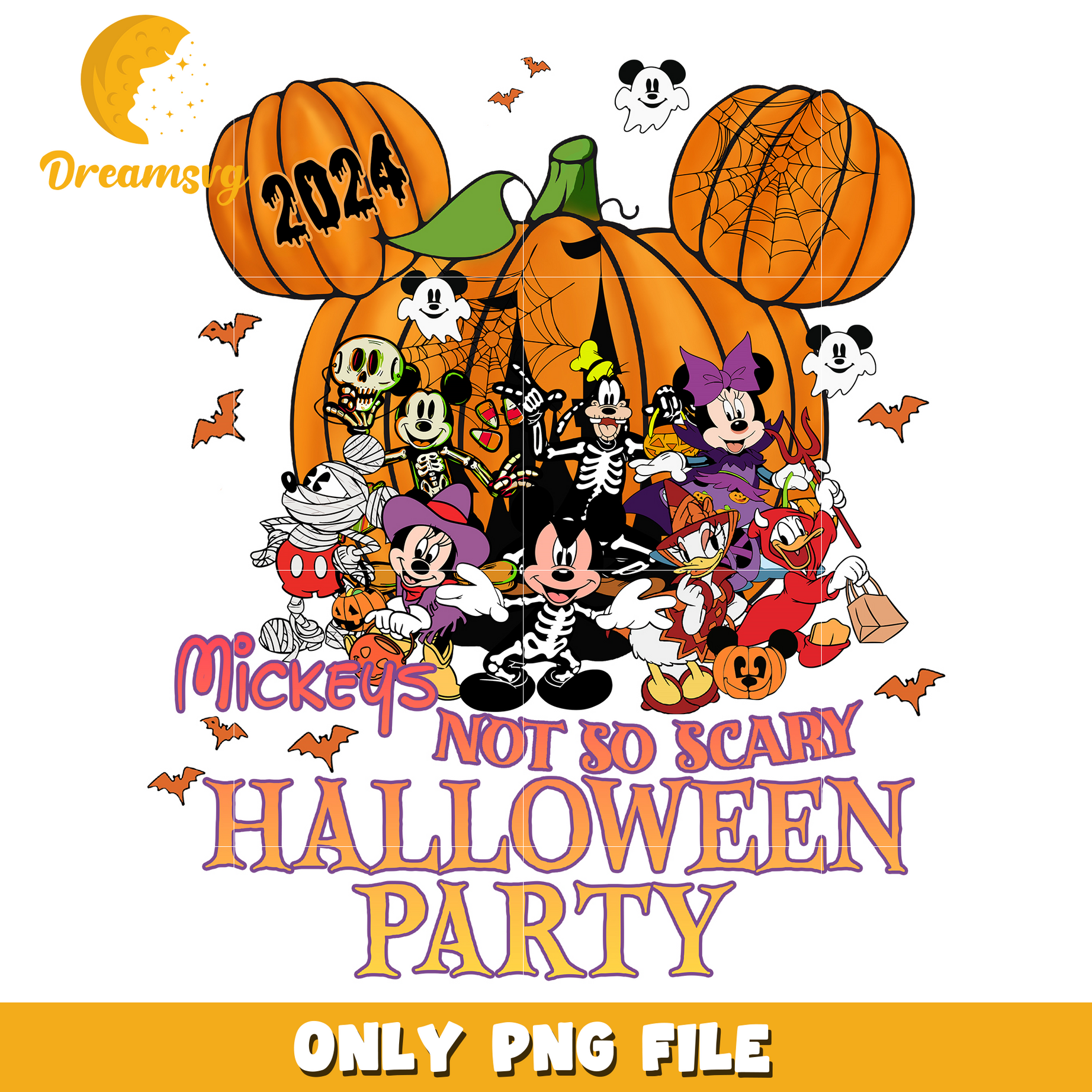 Mickey friends halloween party png