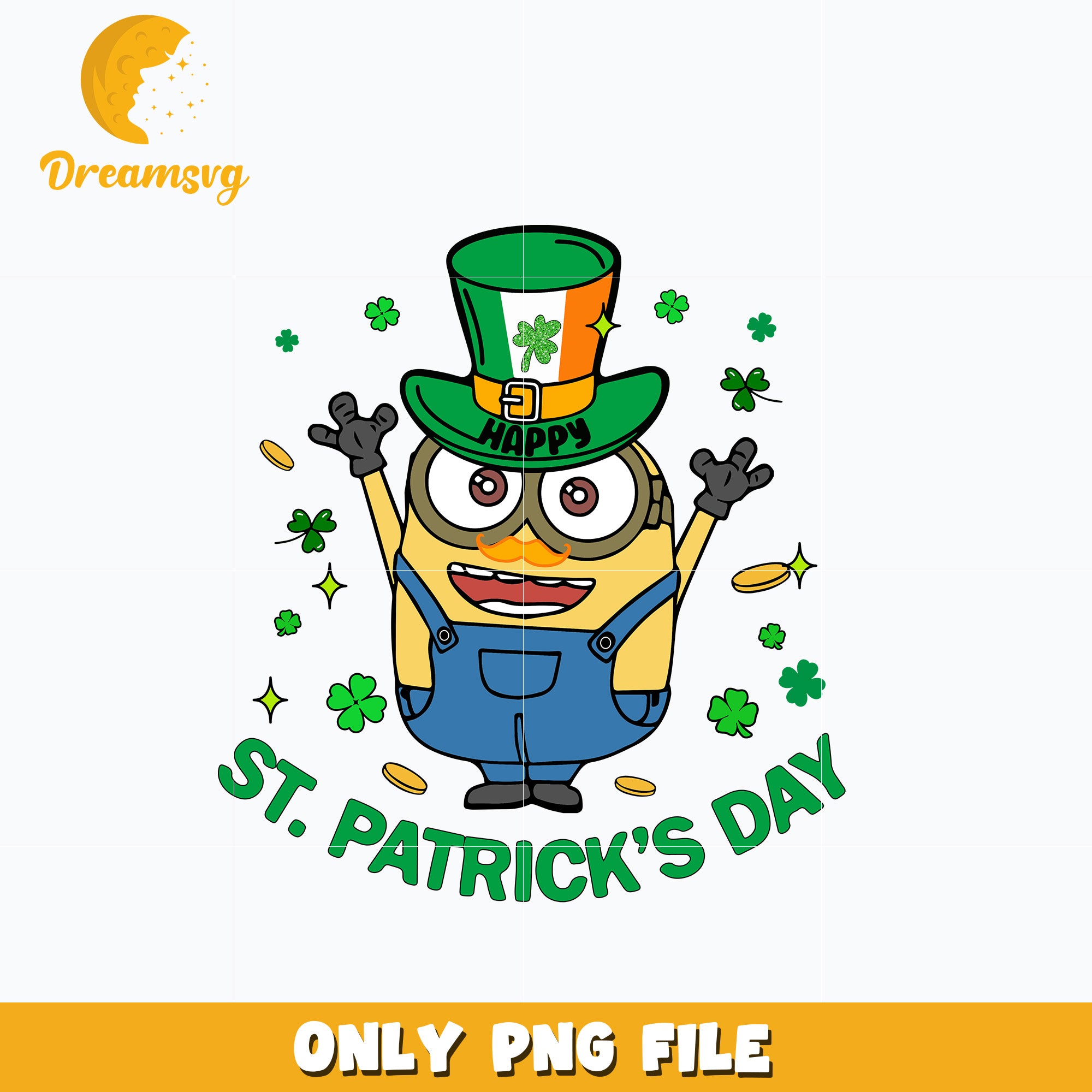 Minion happy st. patrick's day Png – DreamSVG Store