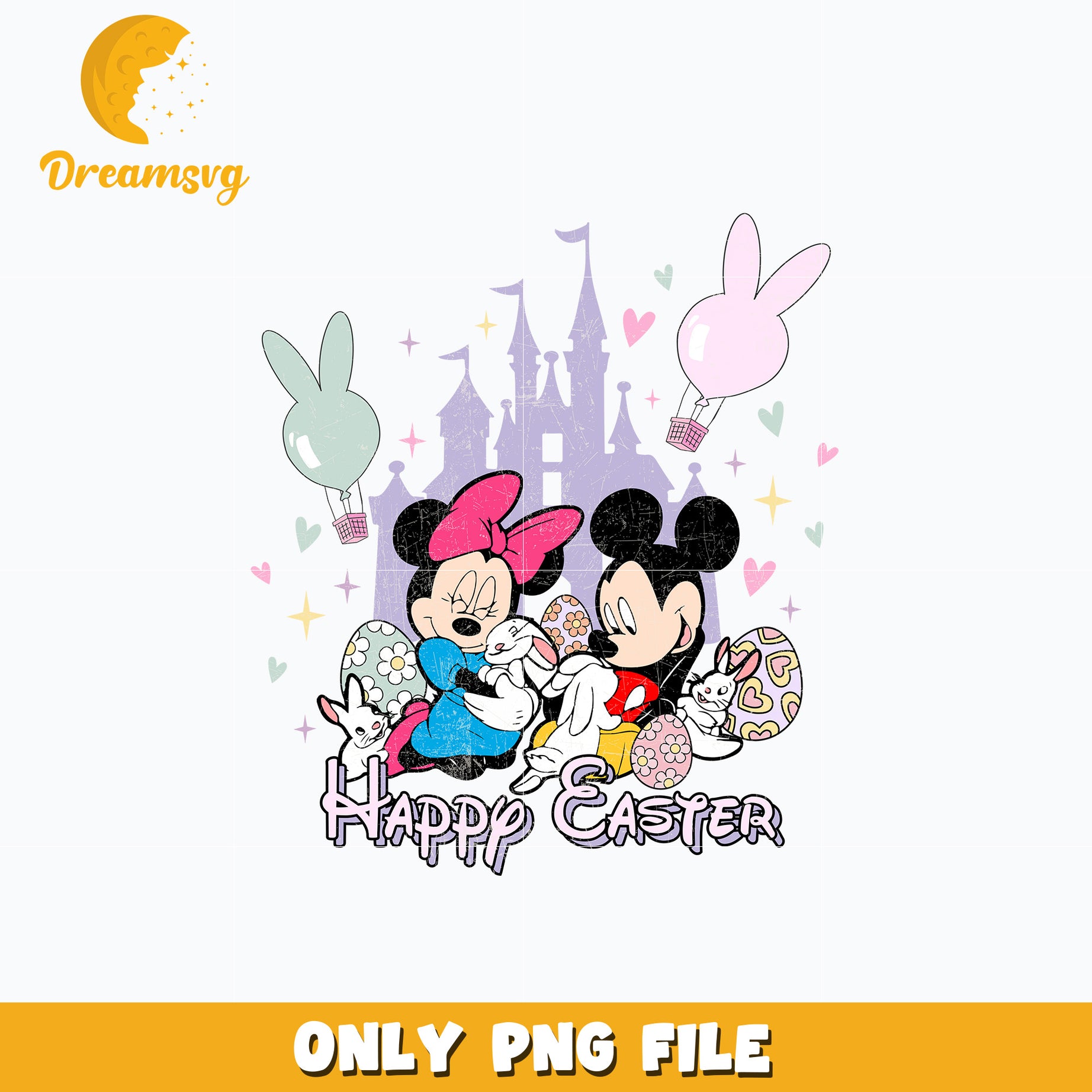 Mickey happy easter png