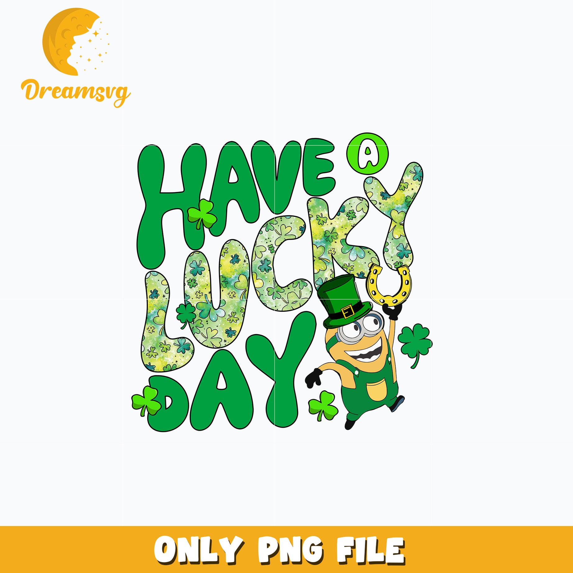 Minion have a lucky patrick's day Png