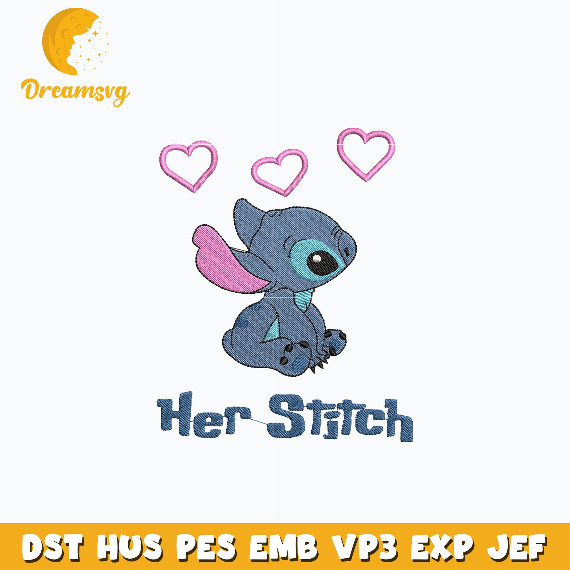 Love Her Stitch embroidery design