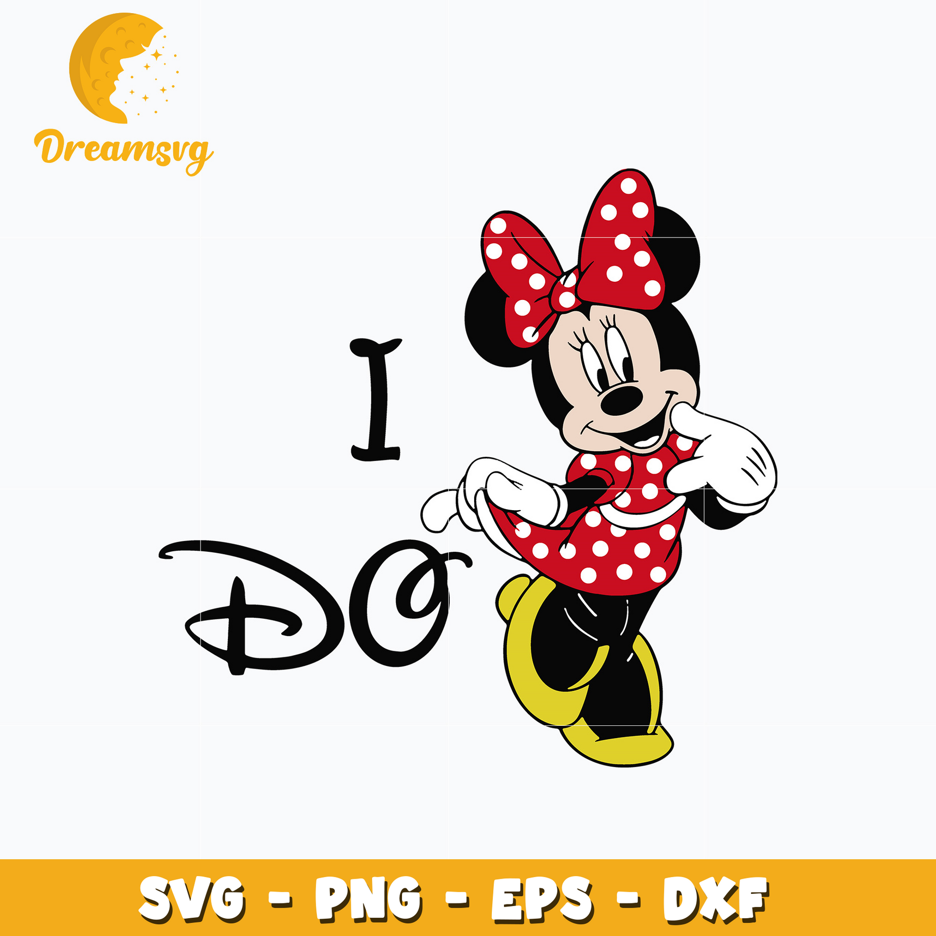 Minnie mouse i do svg