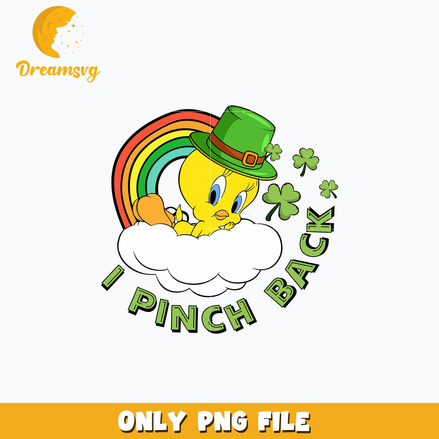 Tweety I pinch back patrick's day Png