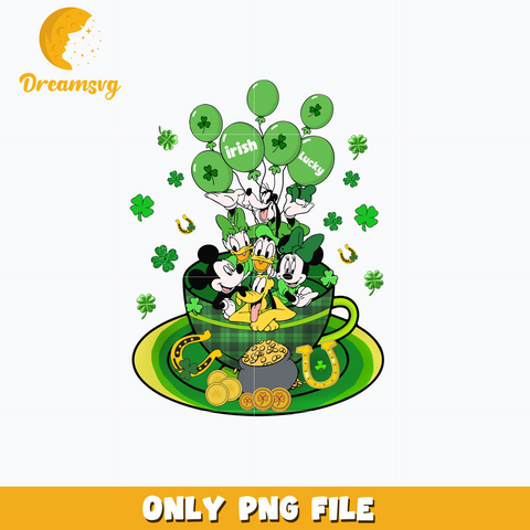 Mickey friends irish lucky patrick's day png