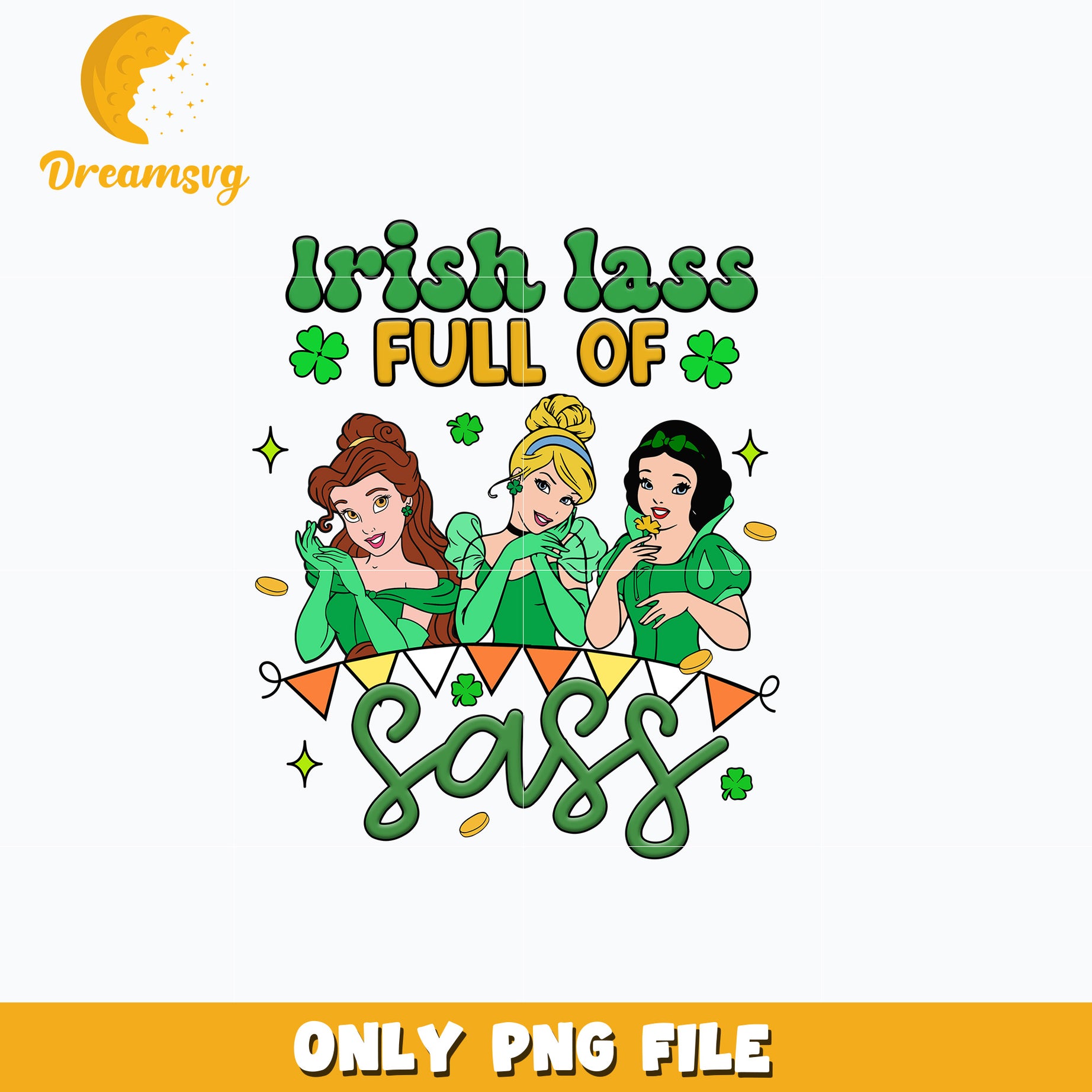 Princess disney irish lass patrick's day Png