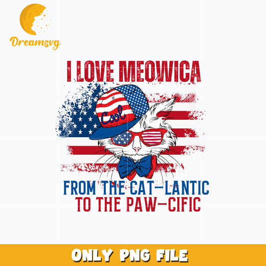 I Love Meowica From The Cat Png