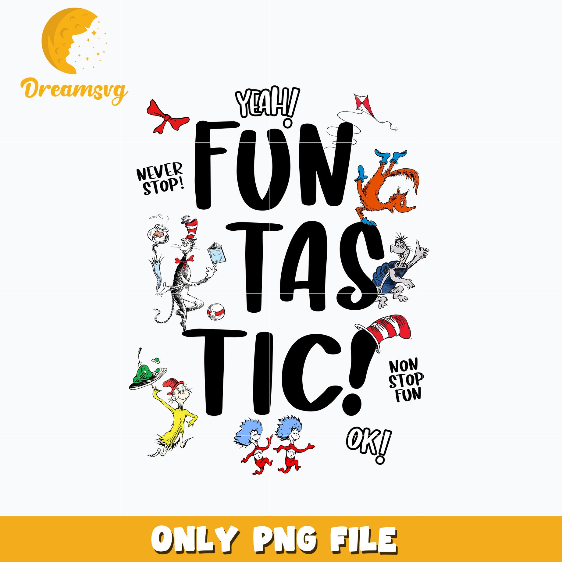 Dr Seuss fun tas tic Png