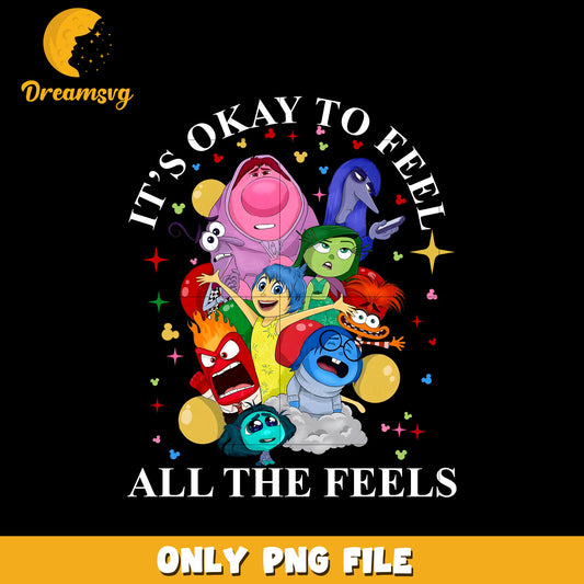 It's Okay To Feel All The Feels png, inside out 2 png