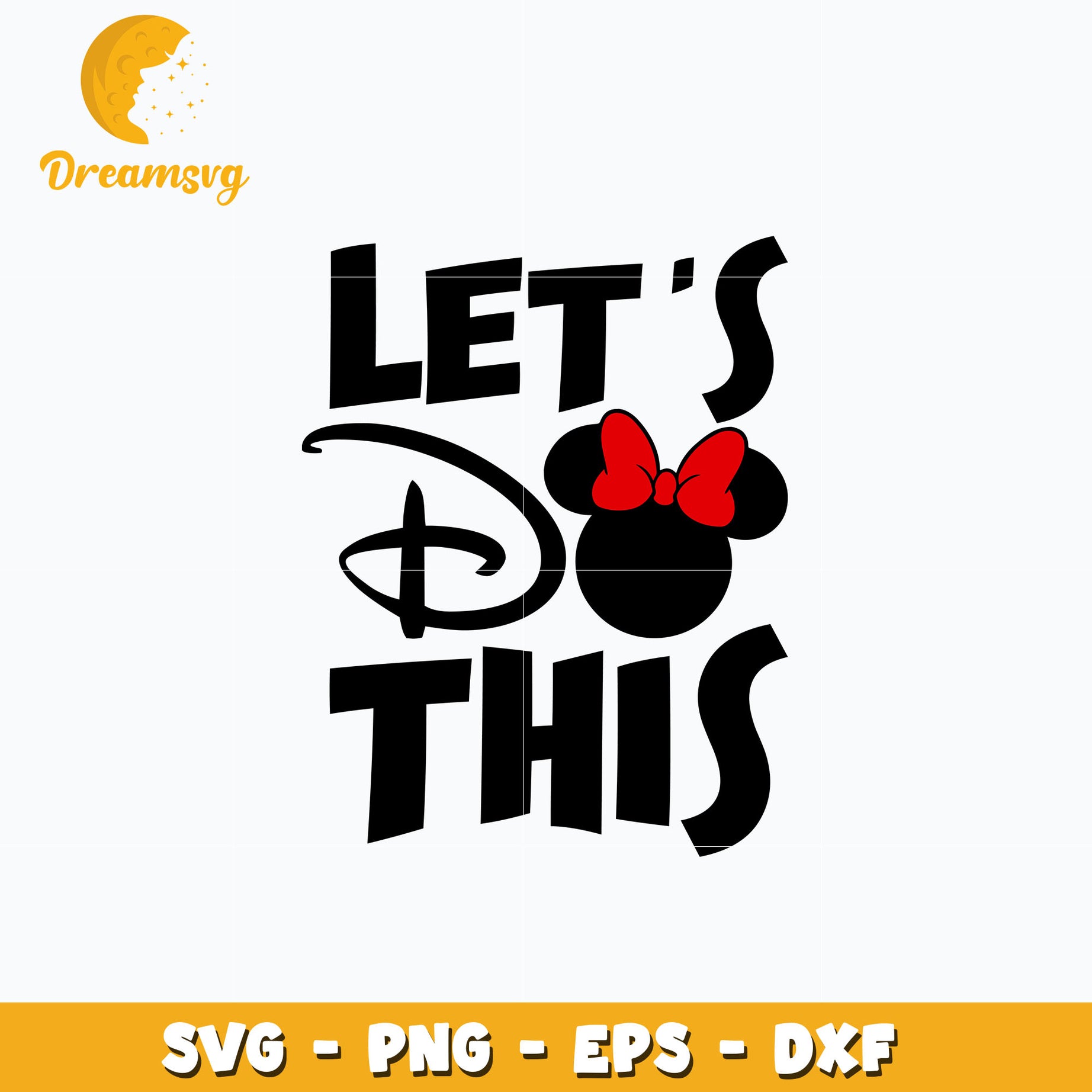 Let's do this svg, minnie mouse svg, instant download