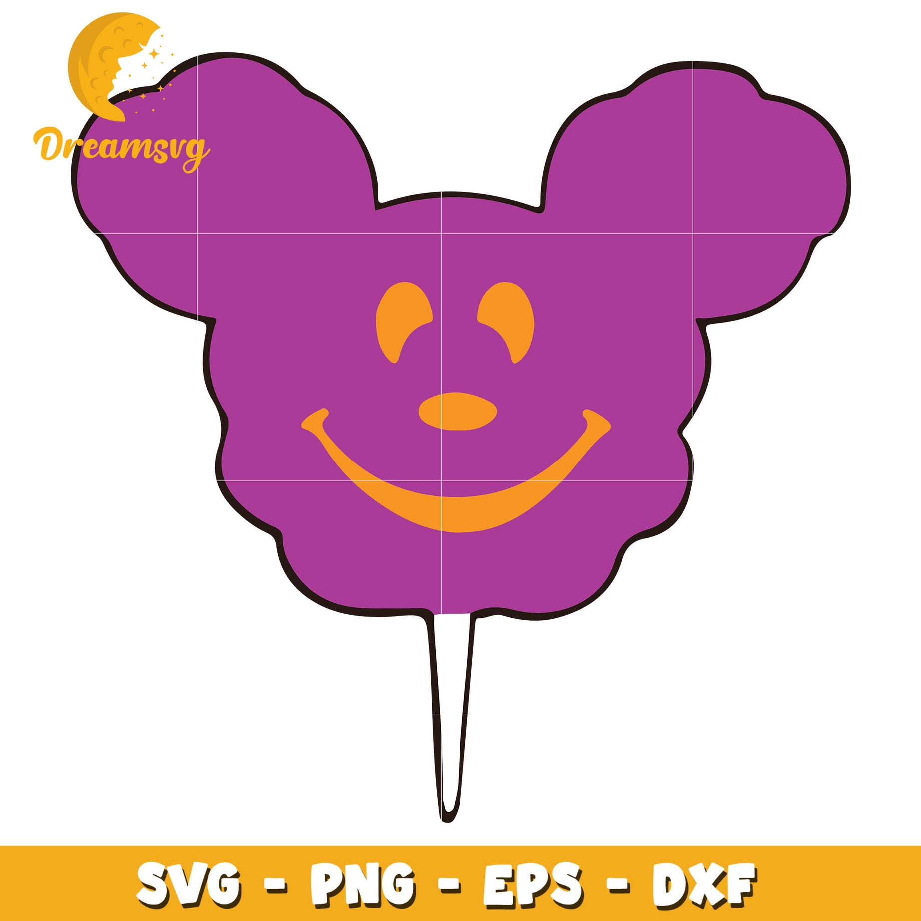 lolipops mickey head halloween svg