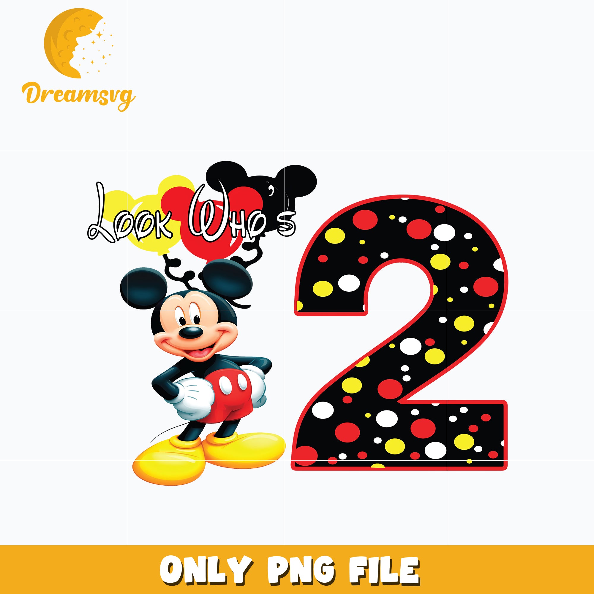 Look who's 2nd Mickey mouse Png