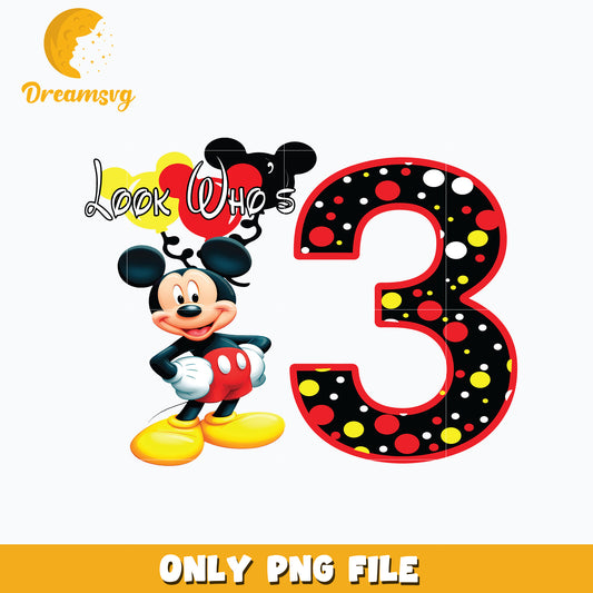 Look who's 3rd Mickey mouse Png