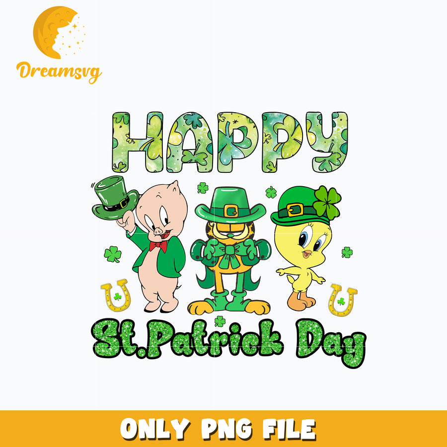 Looney Tunes friends happy patrick's day Png