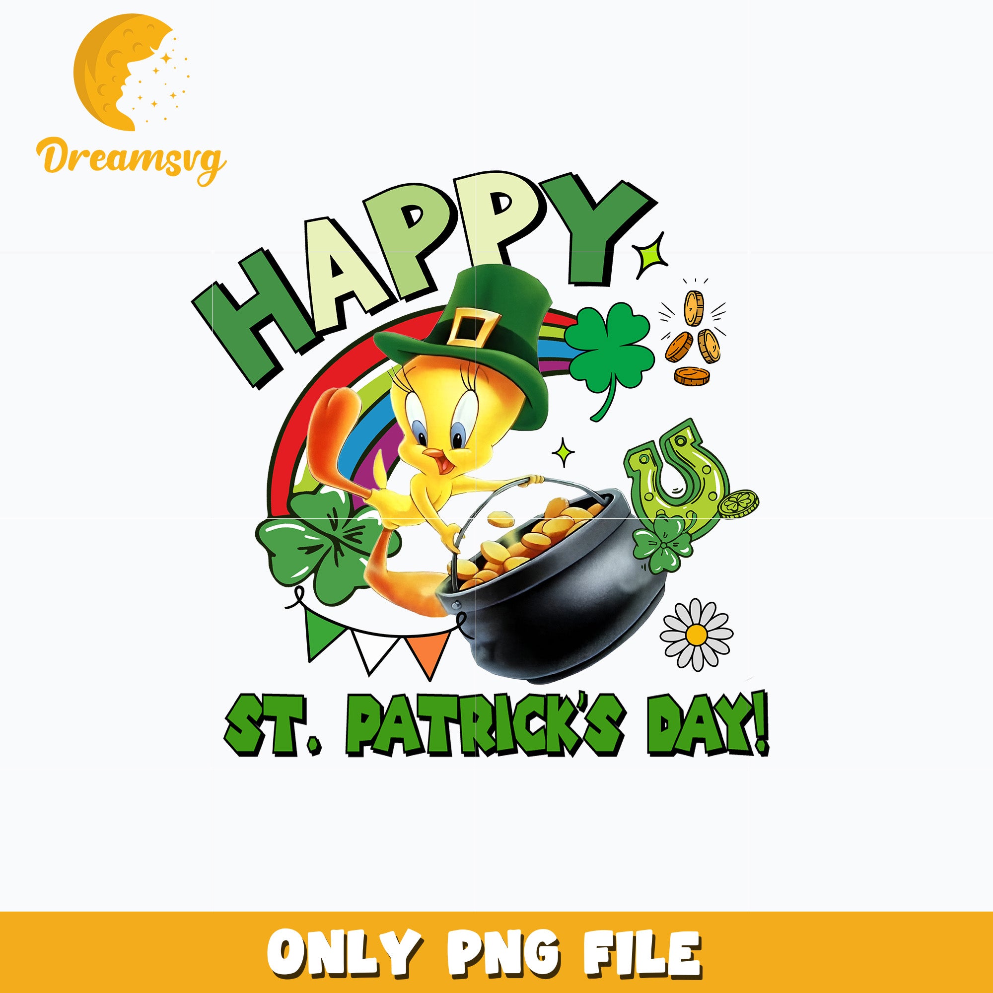 Tweety happy st. patrick's day Png – DreamSVG Store