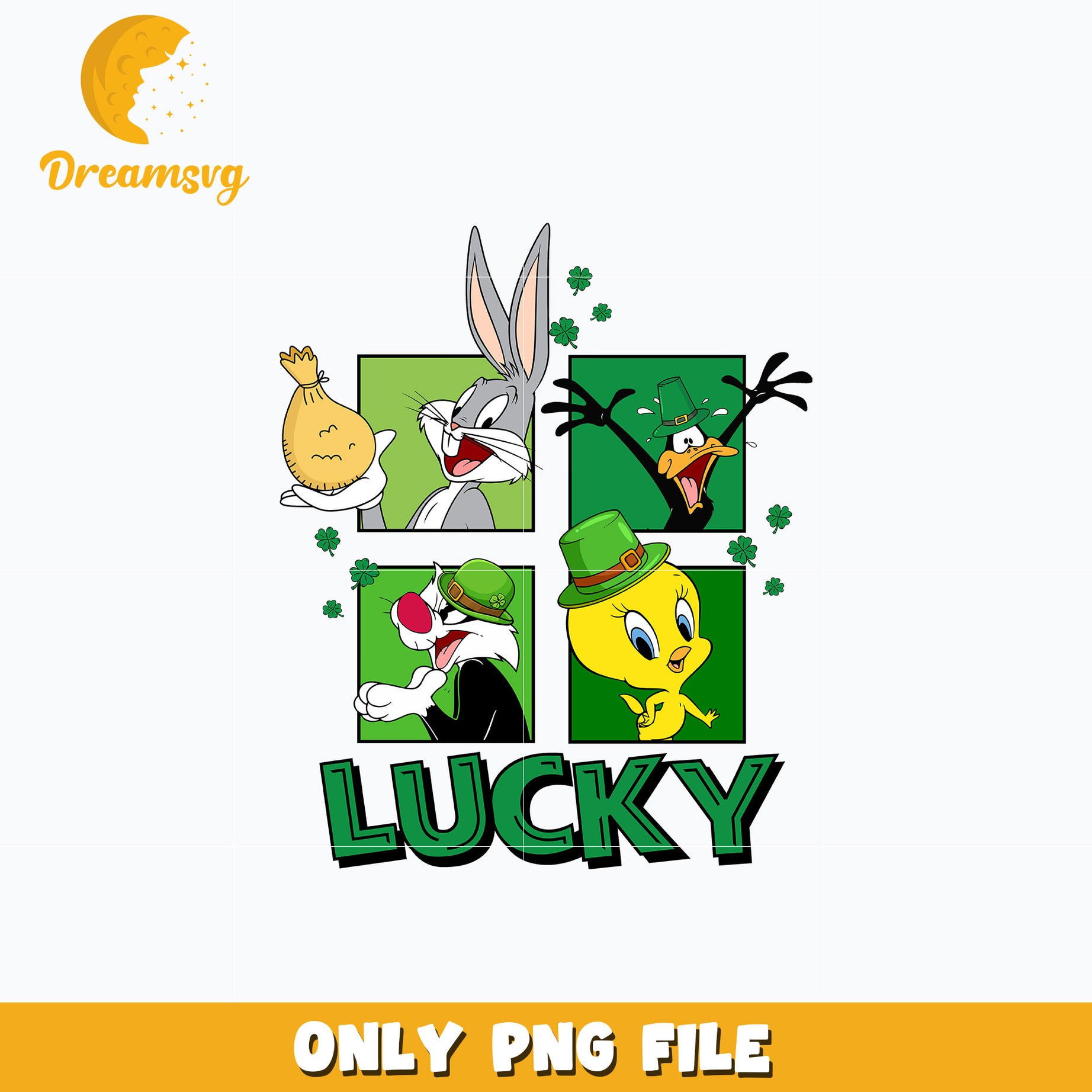 Looney Tunes lucky patrick's day Png