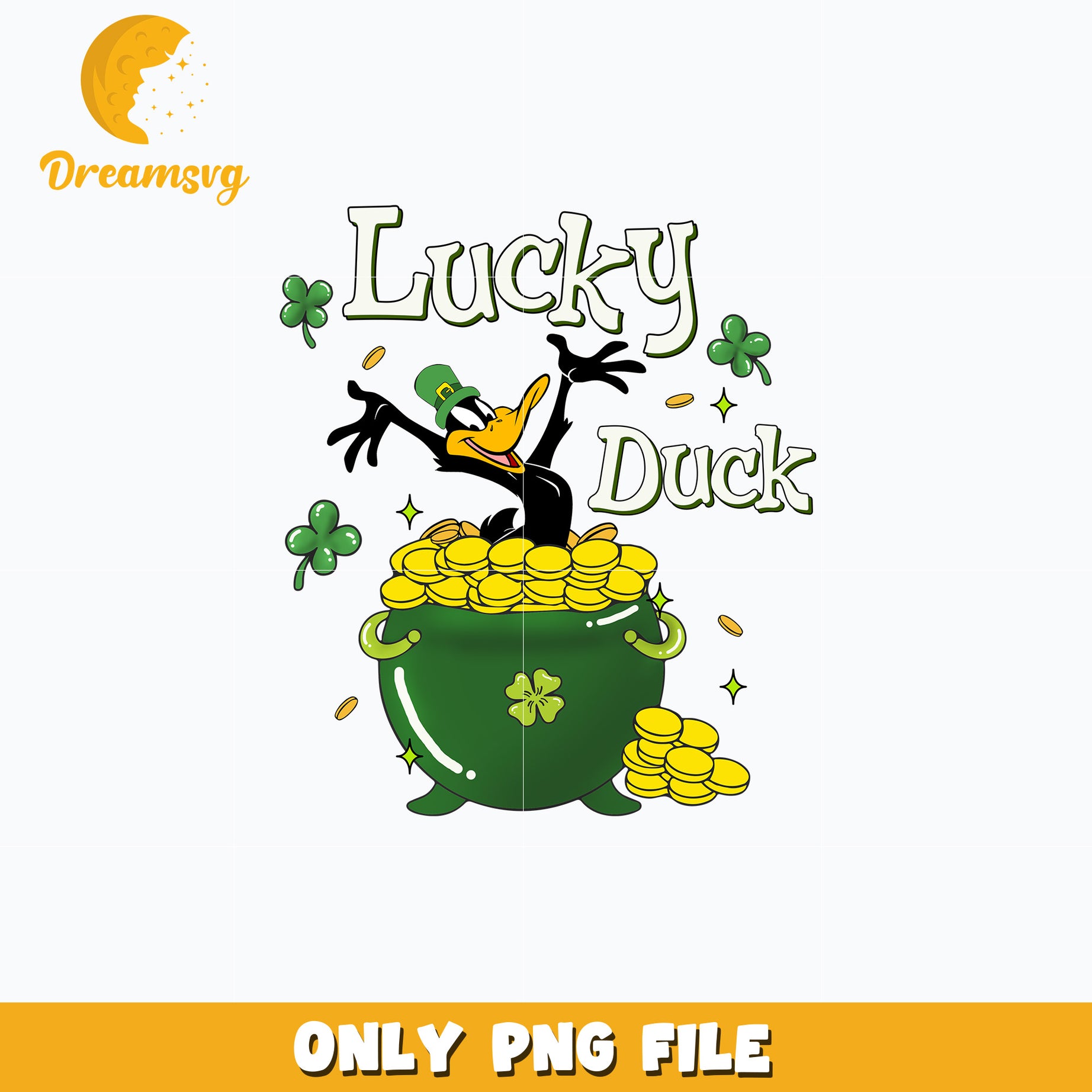 Looney Tunes lucky duck patrick's day Png