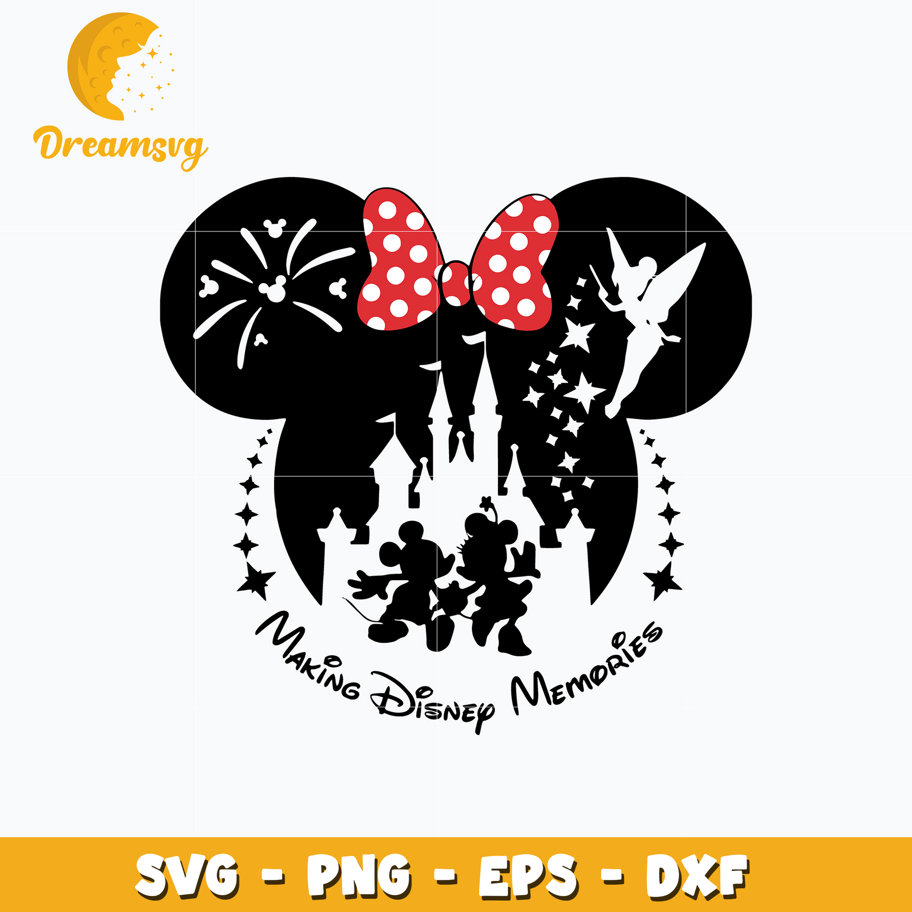 Minnie making disney memories svg