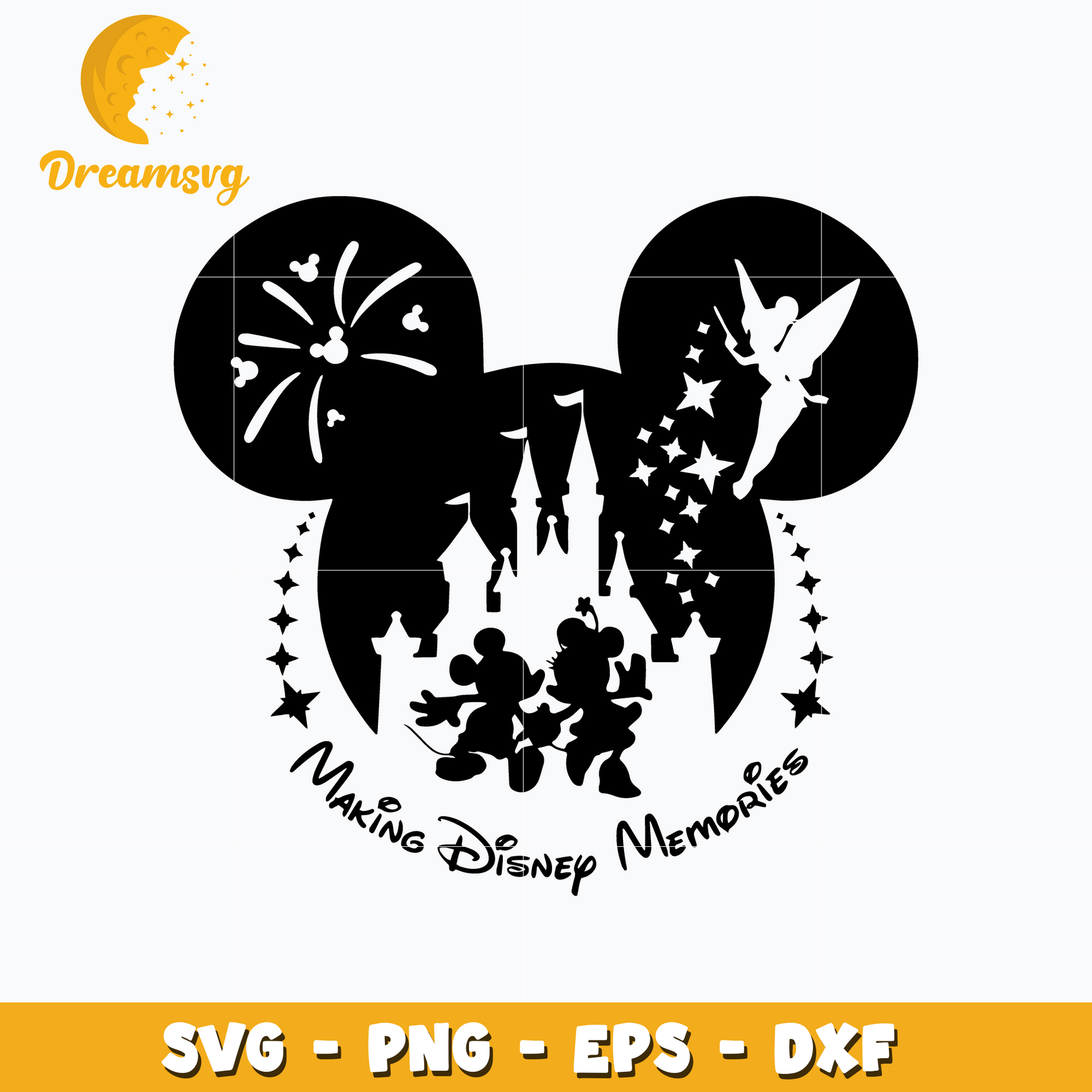 Mickey making disney memories svg