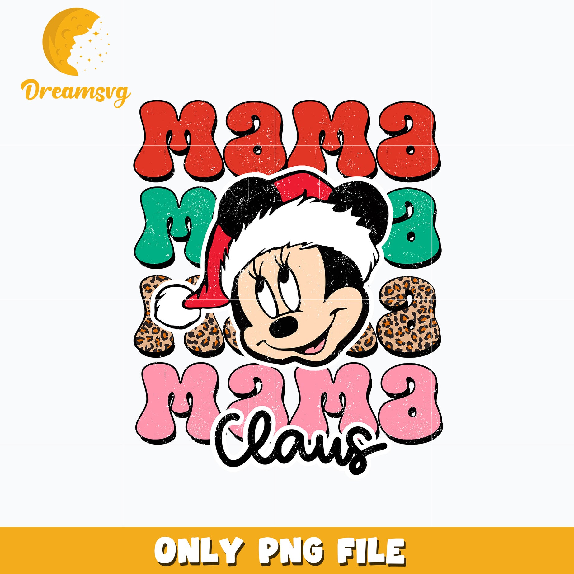 Mickey mouse mama claus png