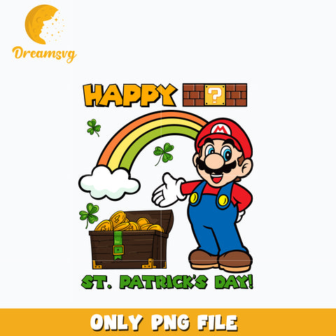 Mario Happy St. patrick's day Png