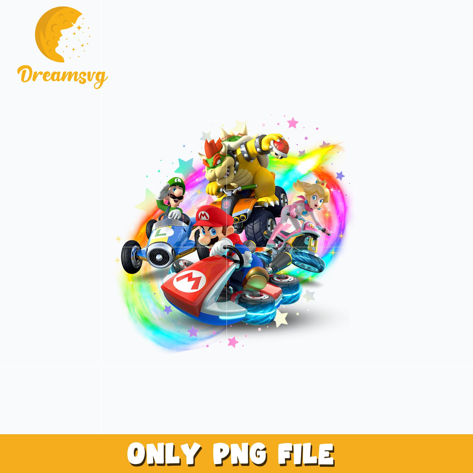 Super Mario design png – DreamSVG Store
