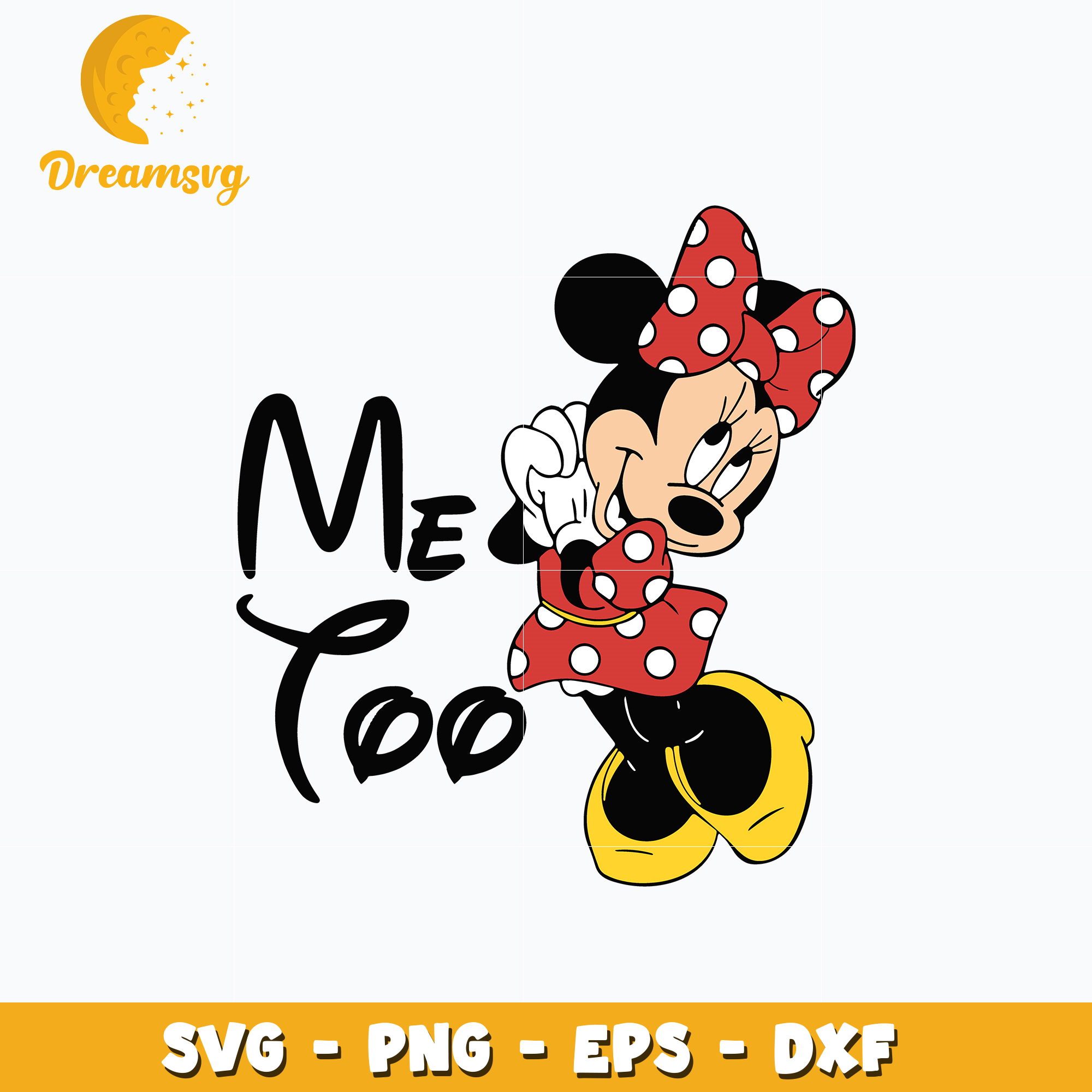 Minnie mouse me too svg – DreamSVG Store