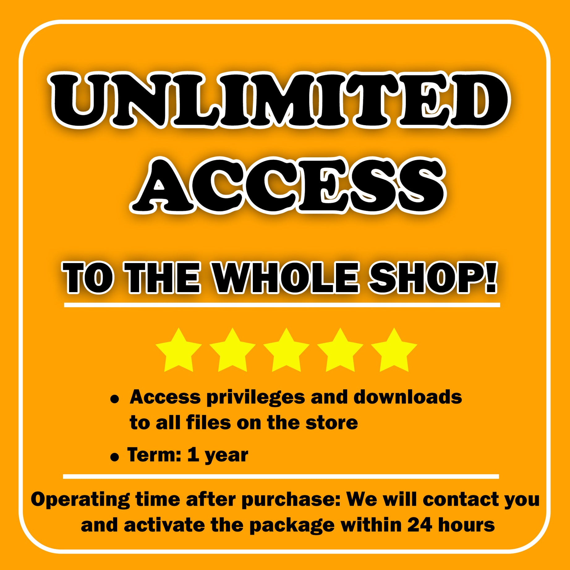 Whole Store Bundle – Unlimited Downloads