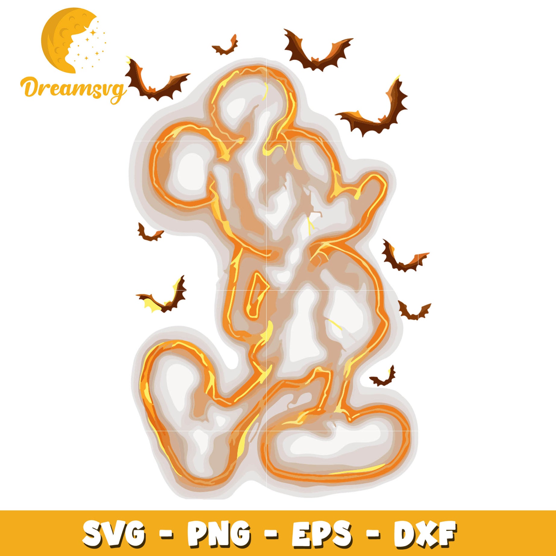 Disney Mickey Mouse fire halloween svg