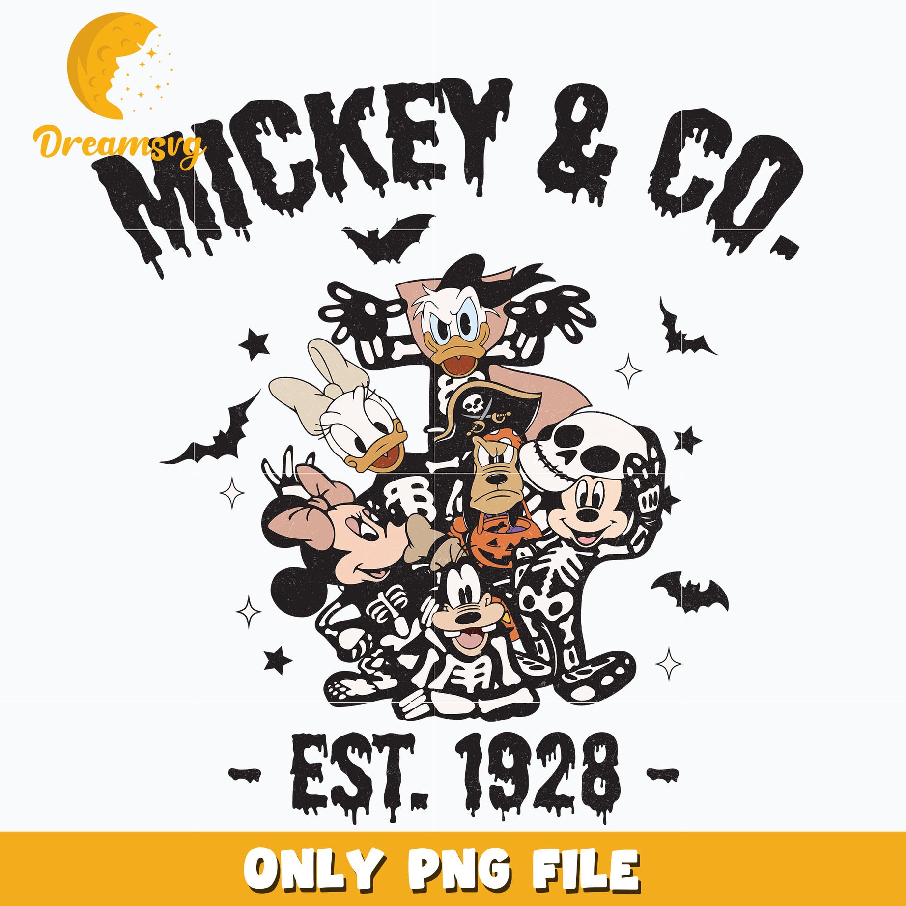 Mickey & co halloween png