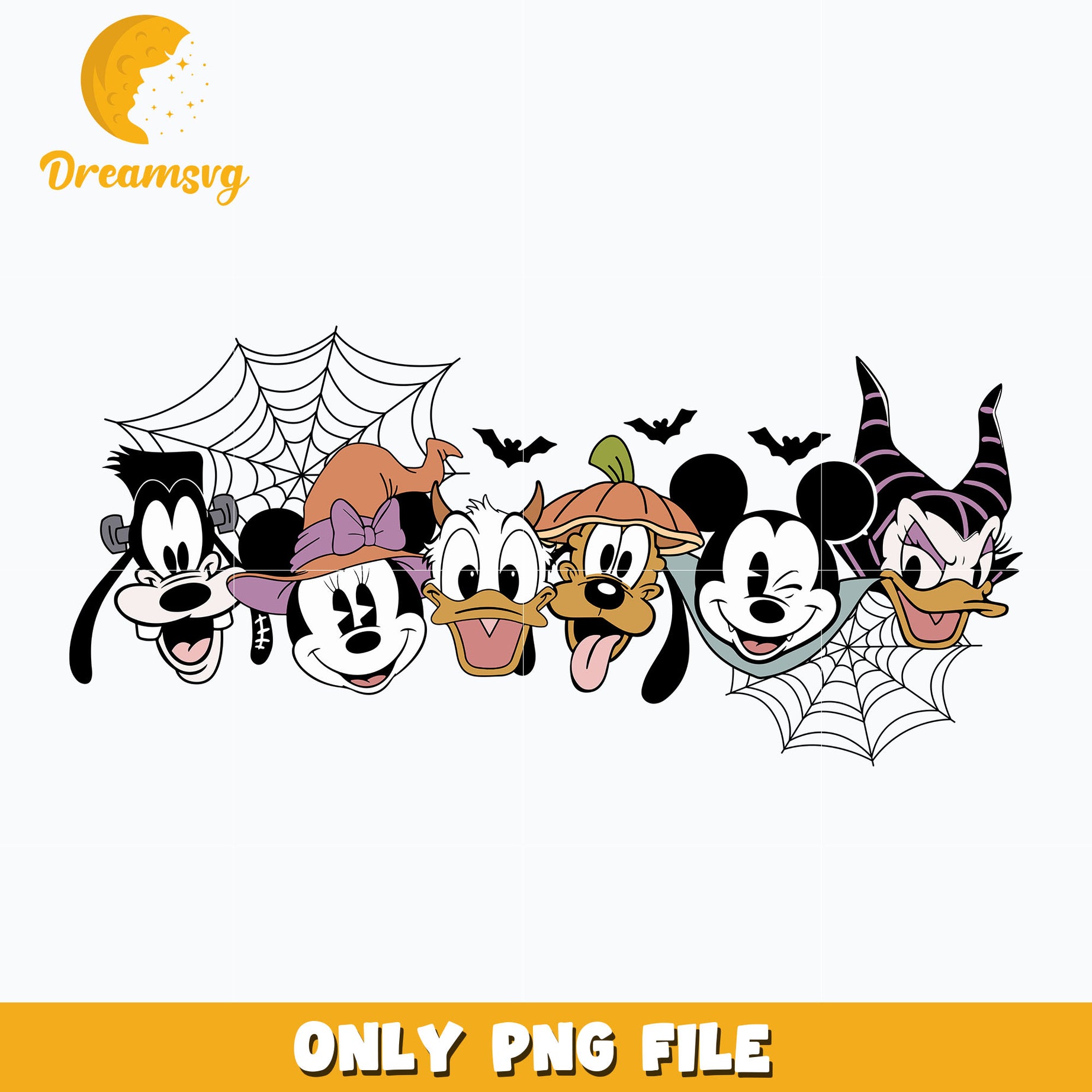 Mickey and friends halloween png