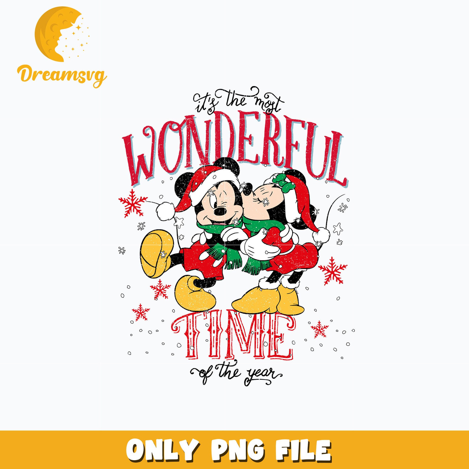 Mickey and Minnie chrismas png