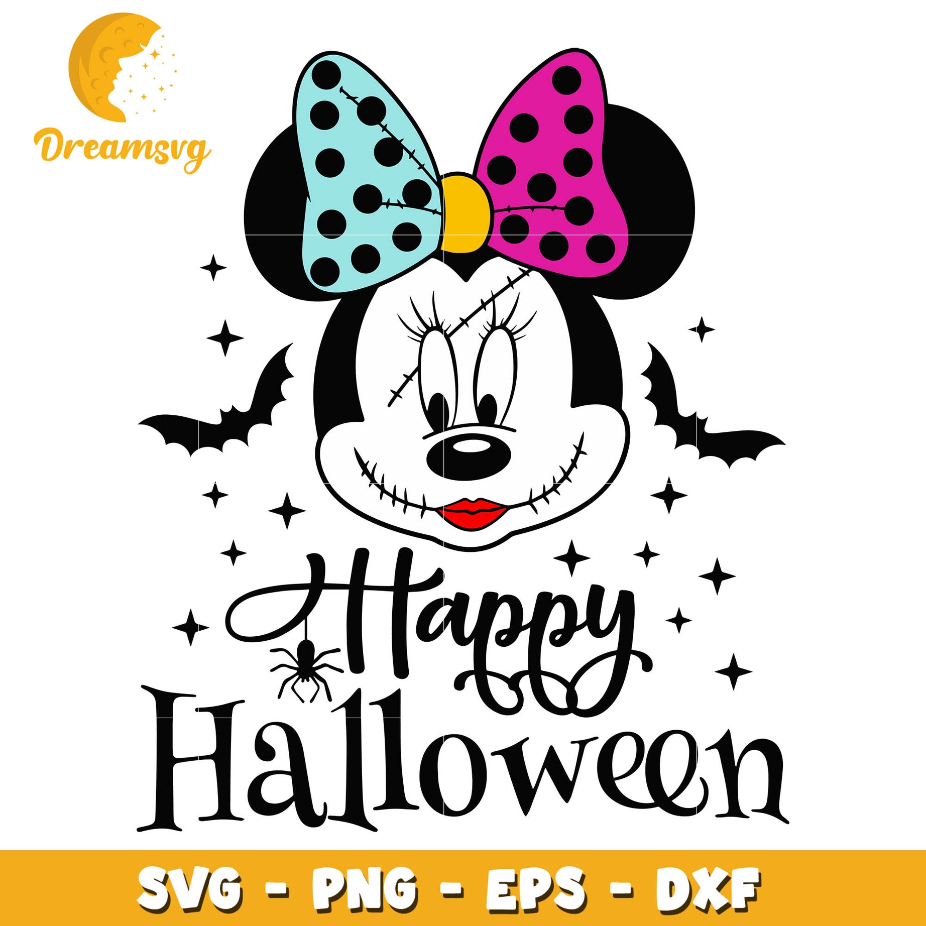 Happy Halloween Ears Sally svg