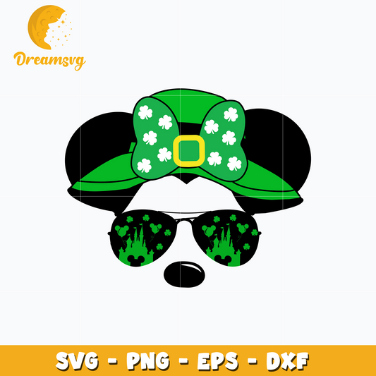 Disney Minnie mouse patrick's day svg
