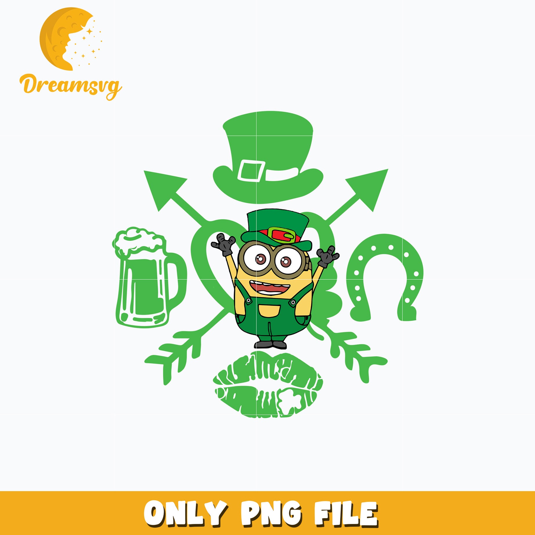 Disney Minion st. patrick's day Png