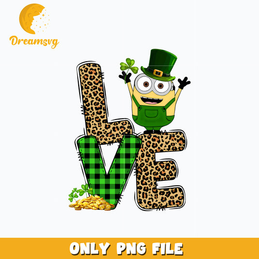 Disney Minion love st. patrick's day Png